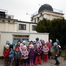 Vesmír v MŠ, návštěva Lidové hvězdárny v Prostějově